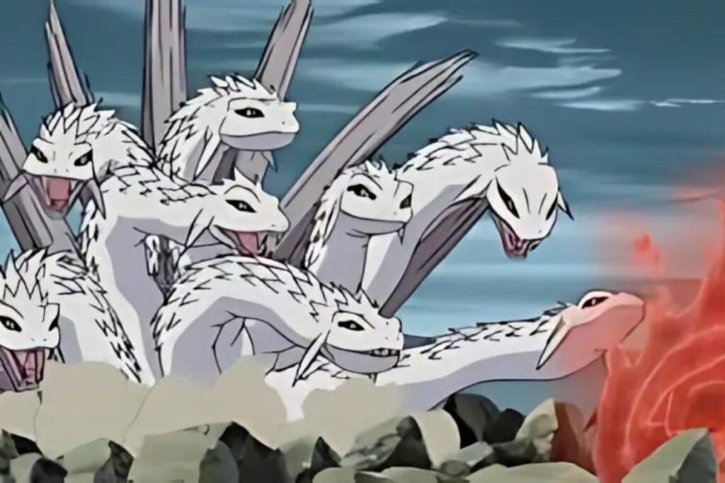 orochimaru eight snakes jutsu